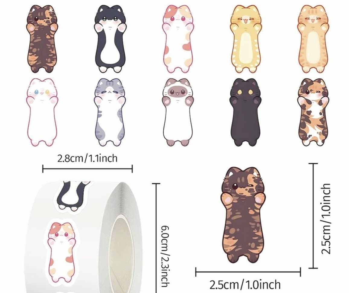 Chubby Cat Washi & Roll