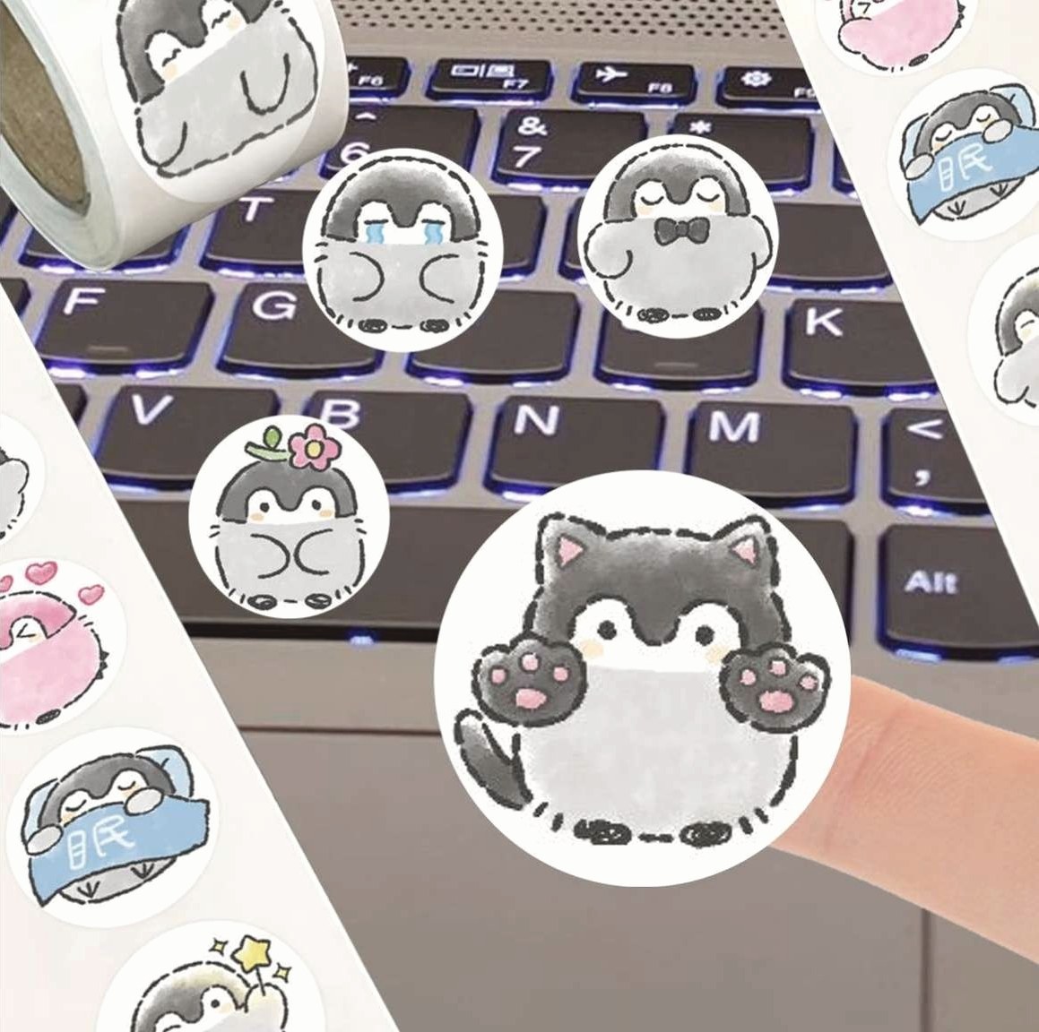 Ploombi stickers shared by @cozy.pages